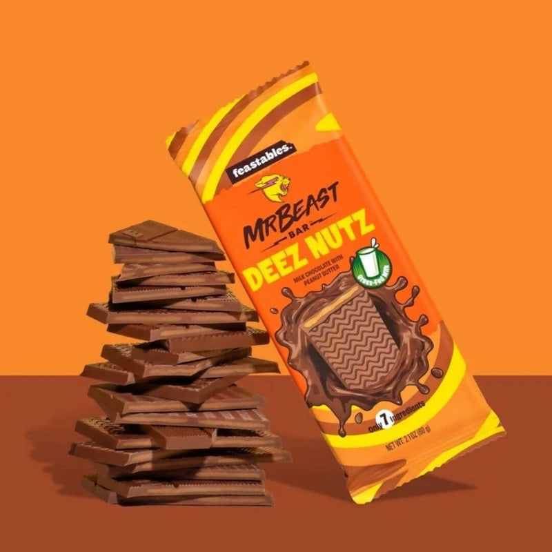 MrBeast Chocolate Bar, 2.1 oz (60g), 1 bar