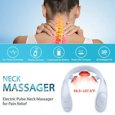 Electric Pulse Neck Massager Cordless, Intelligent Neck Massager